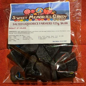 SALTED LIQUORICE FARMERS 125g