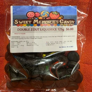 DOUBLE ZOUT LIQUORICE 125g