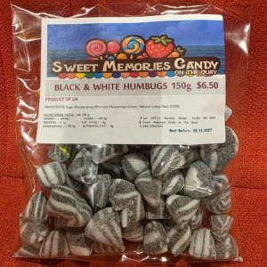 BLACK & WHITE HUMBUGS 150g